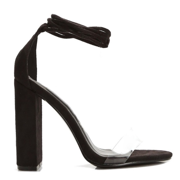 Fashionnova Black Clear heels - Picture 2 of 3